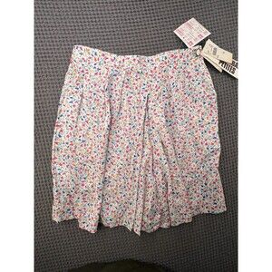 Vintage NOS Suburbans Shorts  Union Made Womens Size 16 Skort Floral High Waist